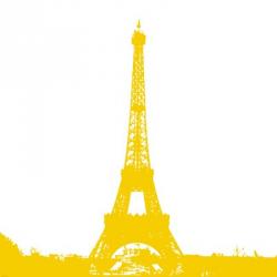 Yellow Eiffel Tower | Obraz na stenu