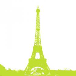 Lime Eiffel Tower | Obraz na stenu