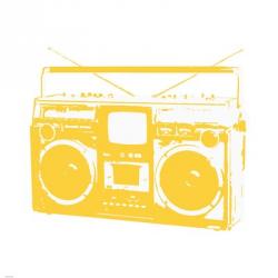 Yellow Boom Box | Obraz na stenu