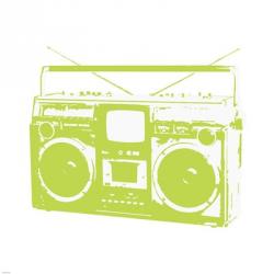 Lime Boom Box | Obraz na stenu