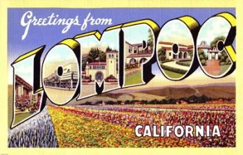 Greetings from Lompoc California | Obraz na stenu
