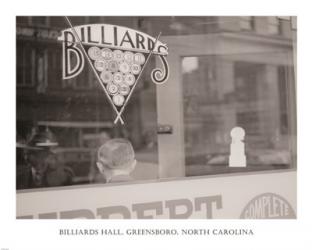 Billiards Hall, Greensboro, North Carolina | Obraz na stenu