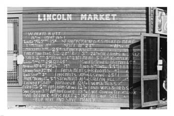 Lincoln Market Winston Salem, North Carolina | Obraz na stenu