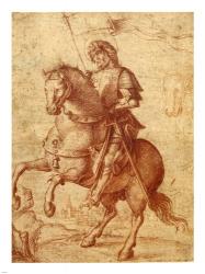 A Saint on Horseback | Obraz na stenu