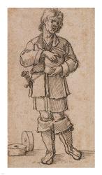 A Young Peasant Holding a Jar | Obraz na stenu