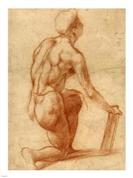 Study of a Kneeling Figure | Obraz na stenu