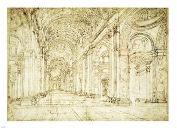 Interior of Saint Peter's Basilica | Obraz na stenu