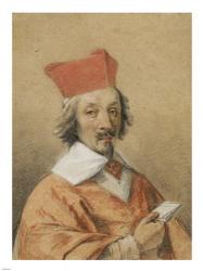 Portrait of Armand-Jean du Plessis, Cardinal de Richelieu | Obraz na stenu