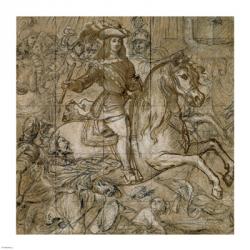 Equestrian Portrait of Don Juan Jose of Austria | Obraz na stenu