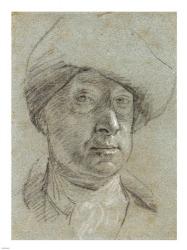 Self-Portrait Wearing a Cloth Hat | Obraz na stenu