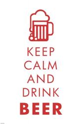 Keep Calm and Drink Beer | Obraz na stenu