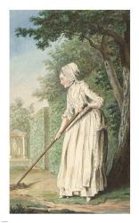 The Duchess of Chaulnes as a Gardener in an Allee | Obraz na stenu