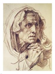 Study of the Head of an Old Woman | Obraz na stenu