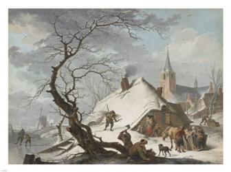 A Winter Scene | Obraz na stenu