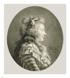 Portrait of a Young Lady in Profile | Obraz na stenu