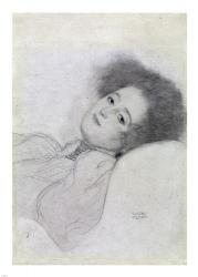 Portrait of a Young Woman Reclining | Obraz na stenu