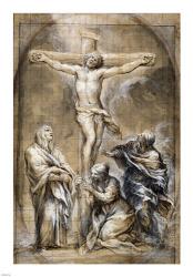 Christ on the Cross with the Virgin Mary | Obraz na stenu