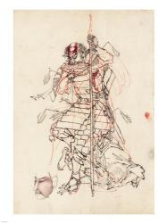 Samurai Sketch | Obraz na stenu