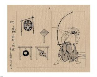 Japanese archer 1878b | Obraz na stenu