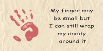 My Finger May Be Small | Obraz na stenu