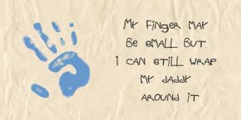 My Finger May Be Small | Obraz na stenu