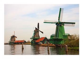 Dutch Zaanse Schans Windmills | Obraz na stenu