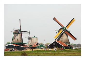 Dutch Zaanse Schans Windmills | Obraz na stenu