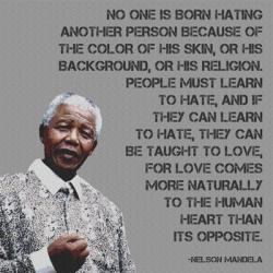 No One - Nelson Mandela Quote | Obraz na stenu
