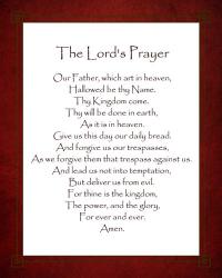 The Lord's Prayer - Red | Obraz na stenu