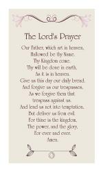 The Lord's Prayer - Floral | Obraz na stenu