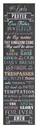 The Lord's Prayer - Chalkboard | Obraz na stenu