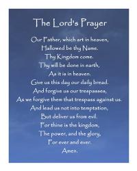 The Lord's Prayer - Blue Sky | Obraz na stenu