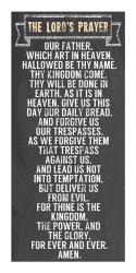 The Lord's Prayer - Chalkboard Style | Obraz na stenu