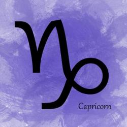 Capricorn - Purple | Obraz na stenu