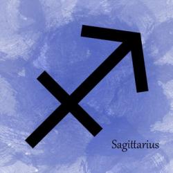 Sagittarius - Blue | Obraz na stenu