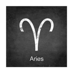 Aries - Black | Obraz na stenu