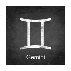Gemini - Black | Obraz na stenu