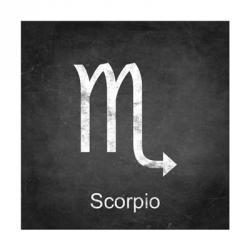 Scorpio - Black | Obraz na stenu