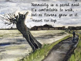 Normality - Van Gogh Quote | Obraz na stenu