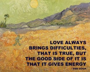 Love Brings -Van Gogh Quote | Obraz na stenu