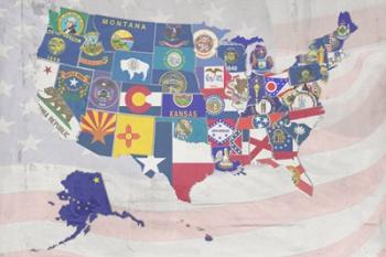 US State Flags | Obraz na stenu