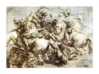 The Battle of Anghiari after Leonardo da Vinci | Obraz na stenu