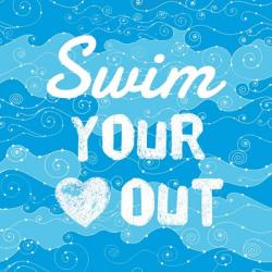 Swim Your Heart Out - Grunge | Obraz na stenu