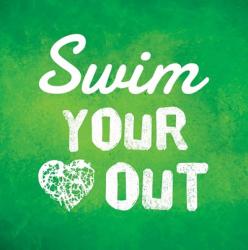 Swim Your Heart Out - Green | Obraz na stenu
