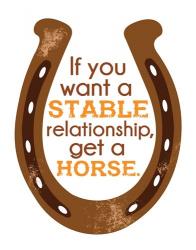 Horseshoe Quote 2 | Obraz na stenu