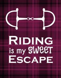 Riding is My Sweet Escape - Red | Obraz na stenu