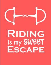 Riding is My Sweet Escape - Orange | Obraz na stenu