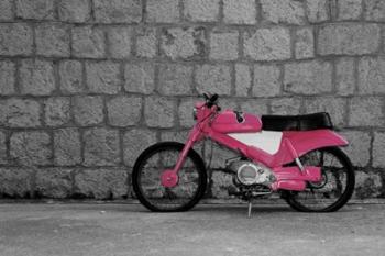 Pop of Color Pink Motorcycle | Obraz na stenu