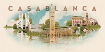 Vintage Casablanca, Morocco, Africa | Obraz na stenu