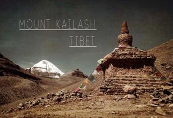 Vintage Mount Kailash, Tibet, Asia | Obraz na stenu
